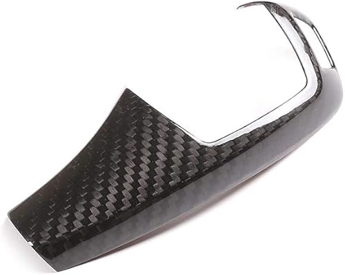 Miniatura 9 de CHEYA 100% fibra de carbono real de la palanca de cambios del coche de la cubierta de la perilla de ajuste para BMW X5 E70 X6 E71 2008-2013, serie 5