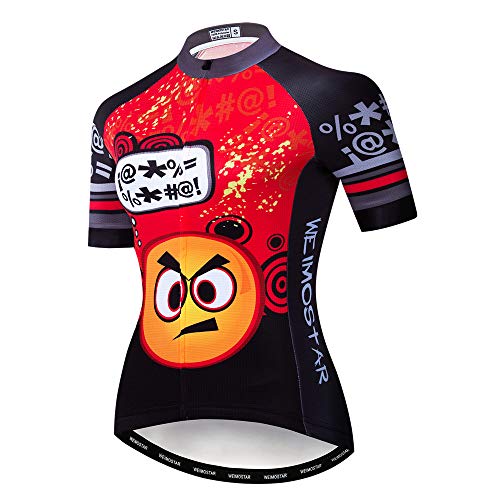 Weimostar 2020 Radtrikot Frauen, Fahrradhemden für Dame Atmungsaktive...