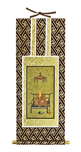 ◆掛け軸◆ オリジナル掛軸 『真言宗』 70代(高さ39cm) 弘法大師(脇掛右)