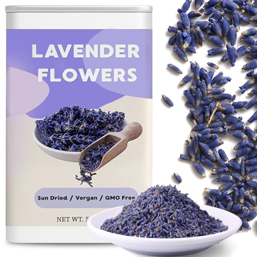 5oz Lavender Tea Loose Leaf – 100% Natural Extra Grade Dried Lave...