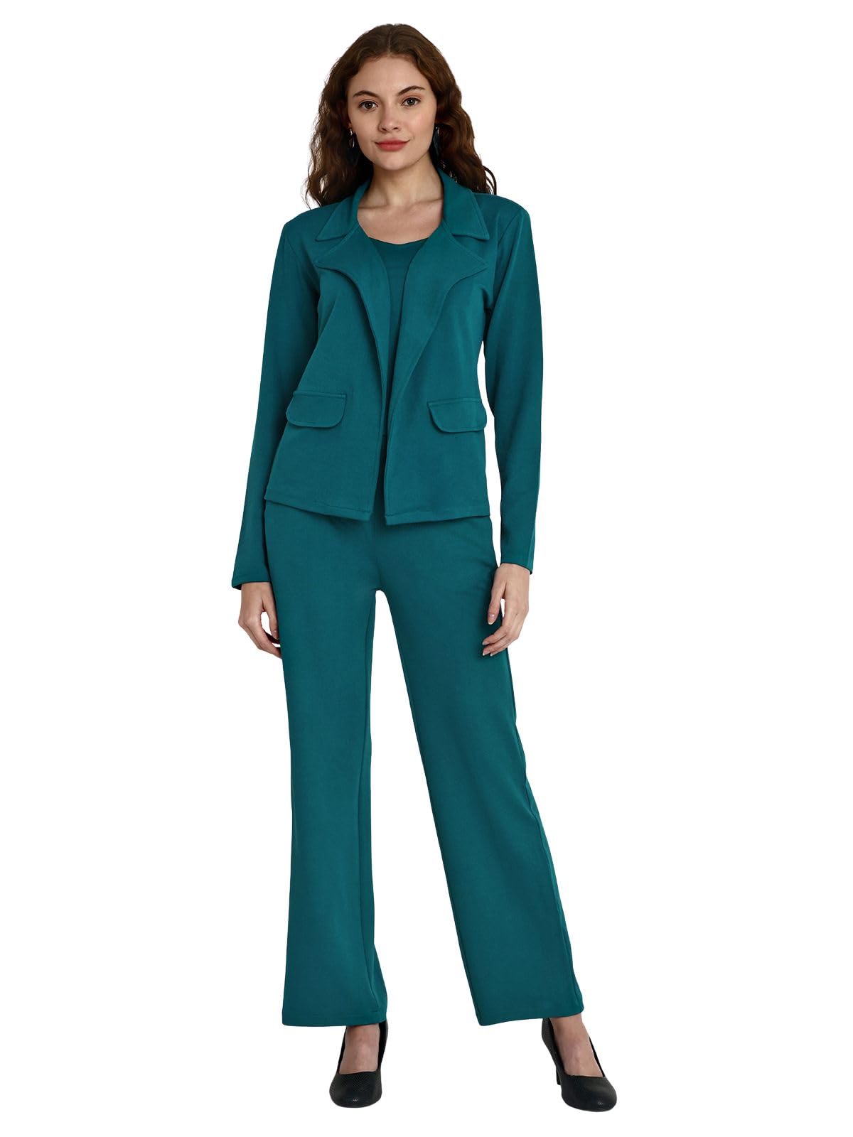 greciilooks 3 Piece Co Ord Set for Women | Formal Cord Set for Women | Office Co Ord Set for Women | Blazer Co Ord Set for Women-picture-20