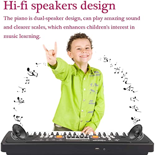 Kids Piano Clavier Électrique 49 Touches avec Microphone Toys Instrument De Musique Gift for Children - Les Beatles, Paul McCartney, John Lennon, RIngo Starr, George Harrison Kids Piano Clavier Électrique 49 Touches avec Microphone Toys Instrument De Musique Gift for Children – Image 4