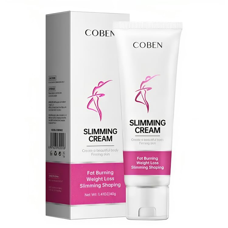 Crema adelgazante para abdomen y cintura  Crema caliente anticelulítica y reafirmante para bajar de peso - Ingredientes naturales