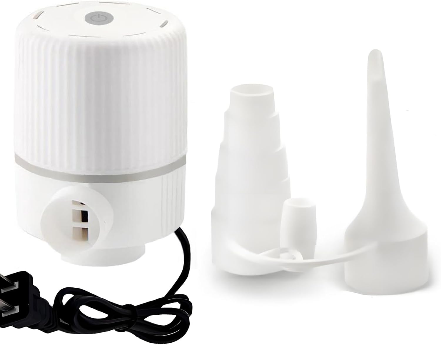 Bomba de aire eléctrica 2 en 1 para inflables, bomba de bolsa de vacío portátil para bolsas de almacenamiento, bombas de inflador y desinflador para