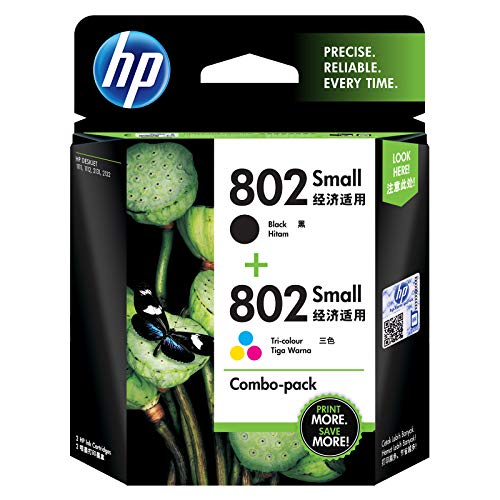 Image of HP CR312AA 802 Tri-Color Ink Small Cartridges