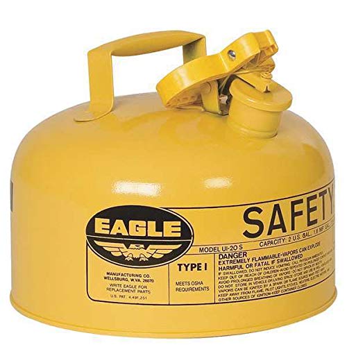 Get Cheap Price Eagle UI-20-SY 2 Gallon Yellow Safety Can Type 1