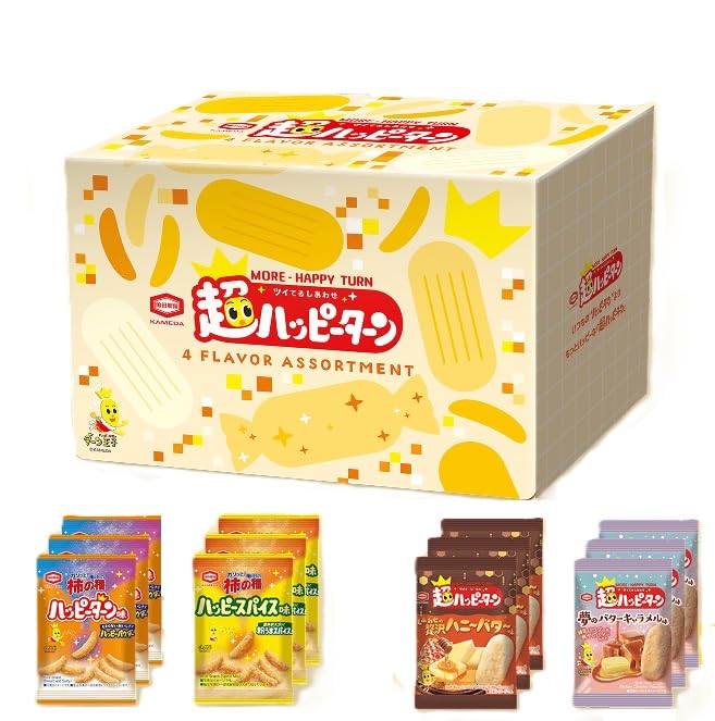 Amazon.co.jp: 亀 田 の 柿 の 種 & 超 ハ ッ ピ ー ターン アソート