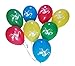 Dragon Party Balloons – Blue, Red, Green, Yellow – 25 Pack