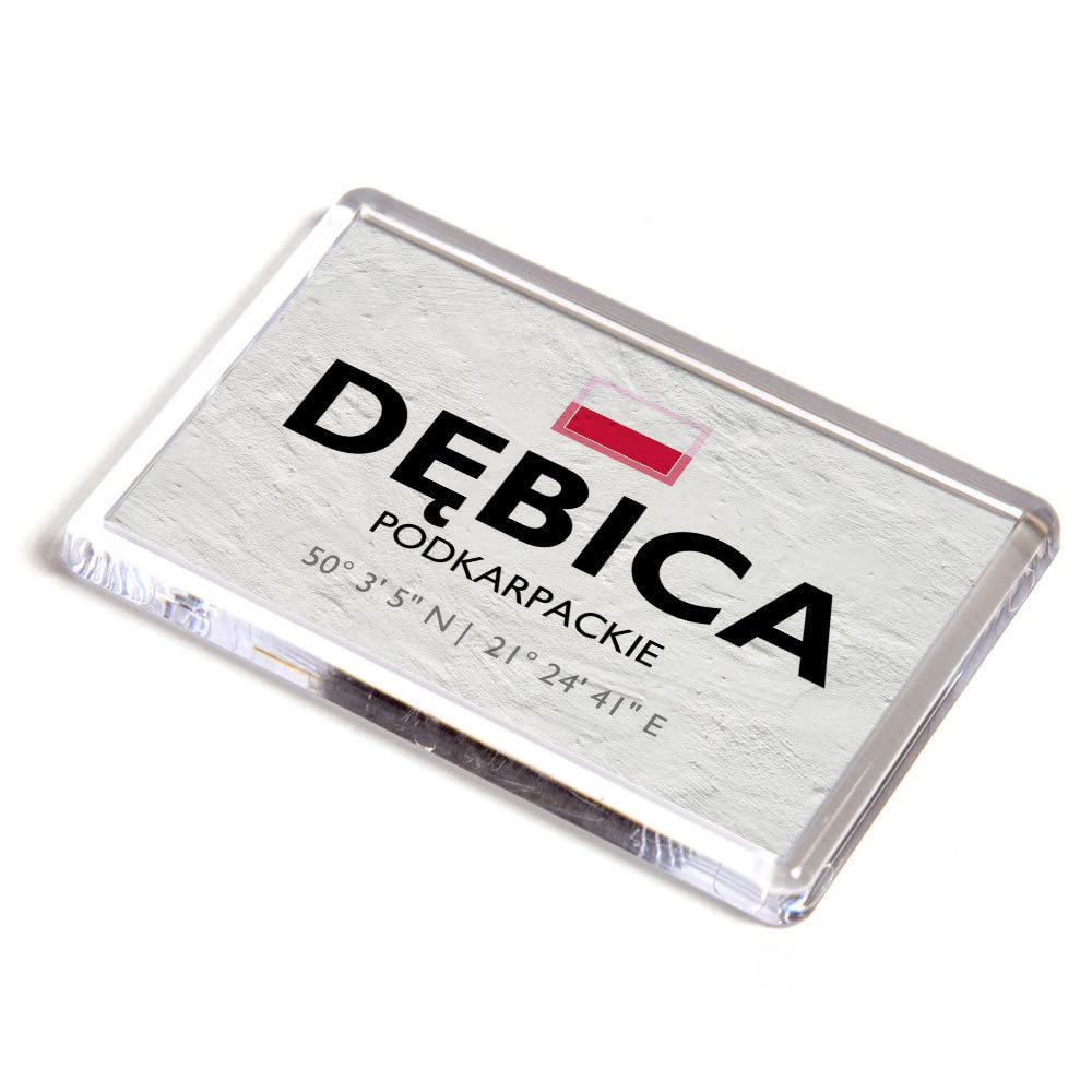 FRIDGE MAGNET - Debica - Podkarpackie - Poland - Lat/Long