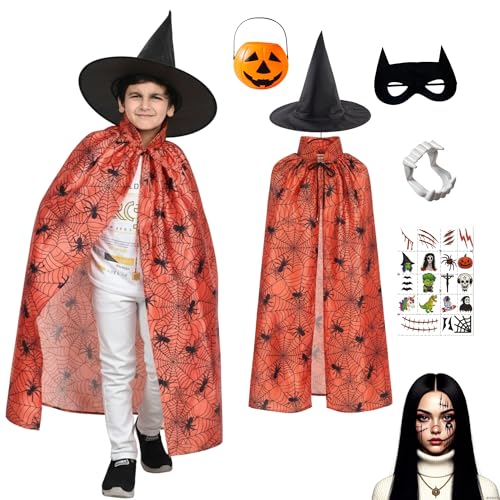 Image of Sarvda Halloween Dress | Costume and Accessories | For Girls and Boys | Kids & Adults | Haunted Horror Theme Party Vampire Witch Ghost Skeleton Draculla Zombie Pumpkin Scary Cosplay Dress