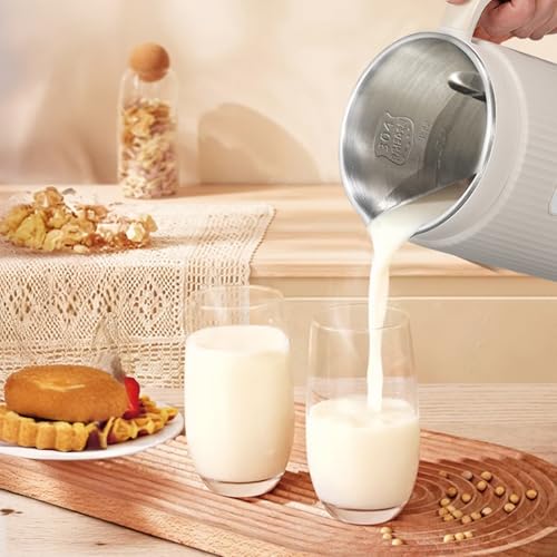 8-in-1 Nut Milk Maker for Almond Soy Oat Milk - 50oz Large Capacity, Delay Start, Self-Cleaning Blender, Ideal for Healthy Home Kitchens Enthusiasts - Image 3