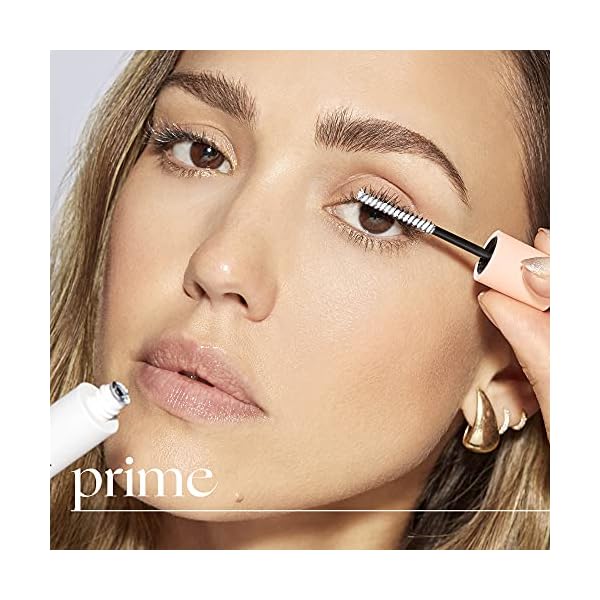 Honest Beauty 2-in-1 Extreme Length Clean Mascara + Lash Primer | Lengthening + Volumizing | EWG Verified + Cruelty Free | Black, .27 fl oz