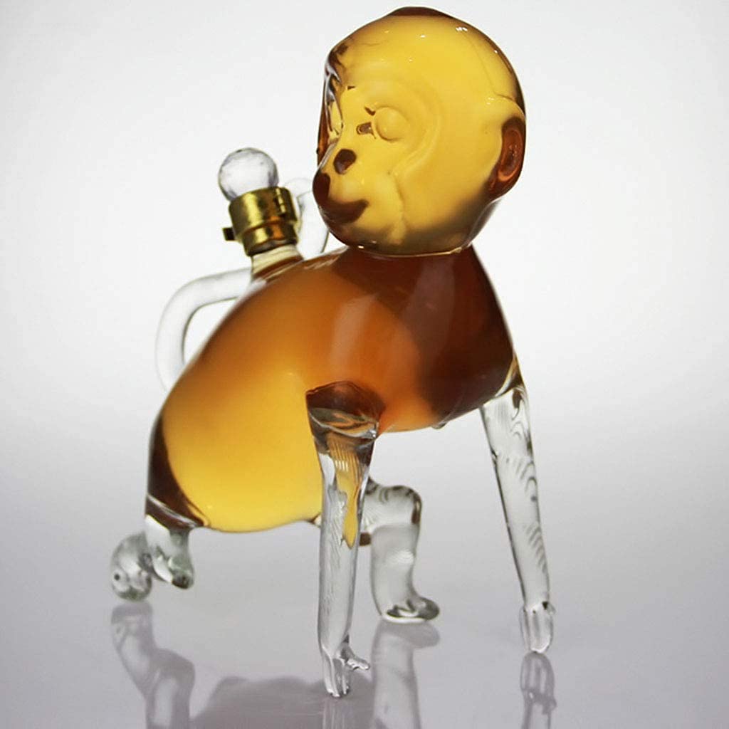 Whiskey Dekanter Yorkshire Terrier Form - 350ml Glaskaraffe Hunde Design