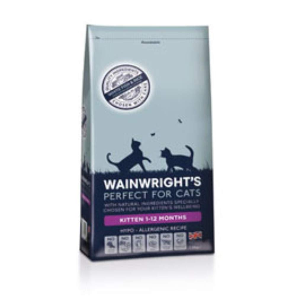 Buy Wainwright's Kitten Complete Dry Food White Fish And Rice 1.5KG