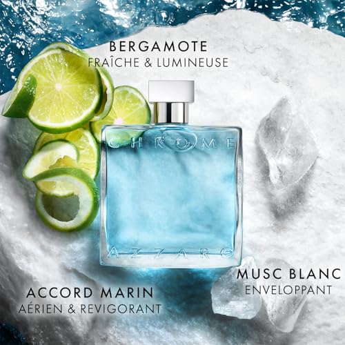 Azzaro Chrome Eau de Toilette en Spray Vaporisateur pour Homme Parfum Frais aux Notes d'Agrumes 50 ml - vue 2
