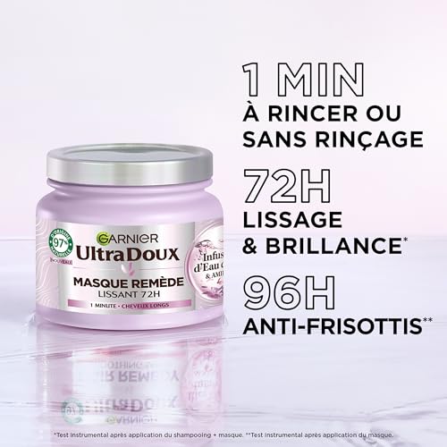 Masque Remède Lissant Ultra Doux Garnier Le Pot De 340ml - vue 4