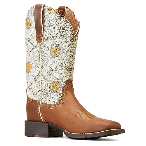 Image of Ariat Women's Round Up Wide Square Toe Western Boot