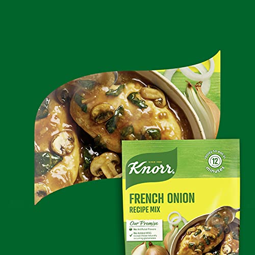 Knorr Soup Mix and Recipe Mix For Soups, Sauces and Simple Meals French Onion No Artificial Flavors 1.4 oz, Pack of 12