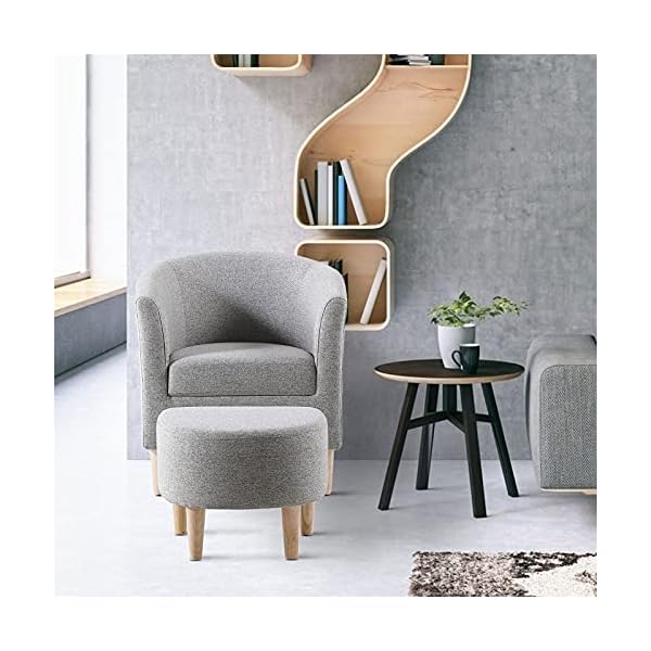 Armchair and Footstool - Image 6