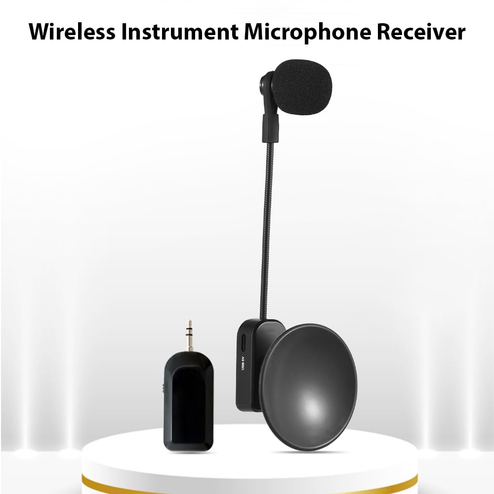 2.4G Wireless Instrument Microfoon System voor Gitaar, Viool, Accordeon