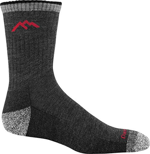 Darn Tough Men's Hiker Micro Crew Cushion Sock (Style 1466) - 6 Pack (Black, Large)