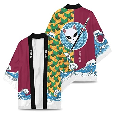 Kimono para cosplay Piccodos Kimetsu no Yaiba Sabito verde S Cover