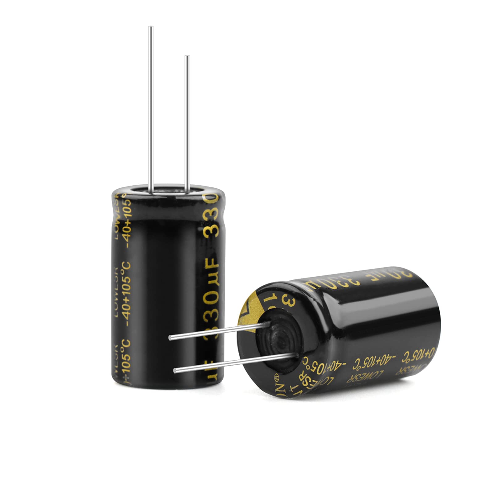EFARMA Elektrolytkondensatoren, 10 Stück 160 V 330 uF Aluminium-Elektrolytkondensator mit geringem Widerstand, Größe 18 x 30 mm