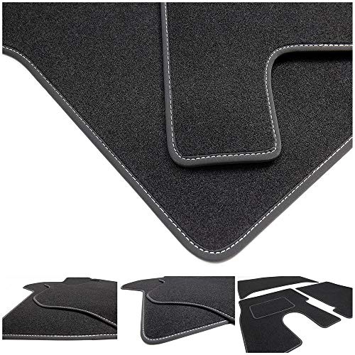 tuning-art KW605 Tapis de Sol de Camion avec Lettrage et Coutures décoratives