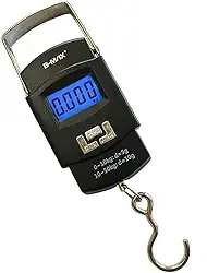 Balança Digital Portátil Capacidade 50 Kg Com Alça Reforçada Ideal Para Malas, Pesca e Pesagem Doméstica - PREMIUM Don Carneiro Store.