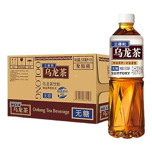 Starry Mart Suntory Oolong Tea Sugar Free Bottled Tea Drink 500ml (15 Bottles)