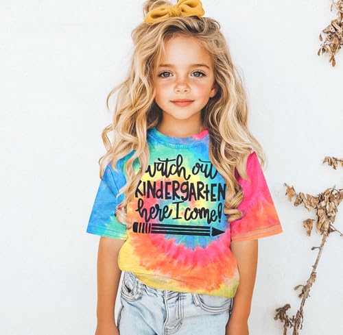 Image of Watch Out Kindergarten Here I Come Shirt Kindergarten Shirts for Girls Kids Back to School T Shirt Children School Tee