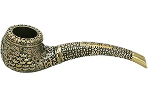 Pure Copper Ingot Lucky Tobacco Pipe Hand Made Brass Fortune and Treasure...