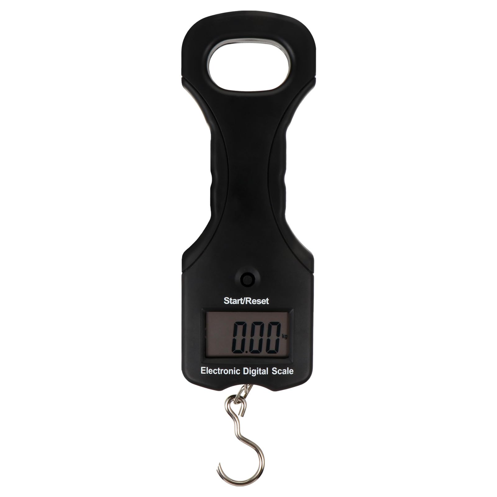 Tragbare Digitale Gepäckwaage bis 30kg mit Großem Lcd Display aus Kunststoff Einfache Bedienung und Stabiles Design für Reisen und Angeln