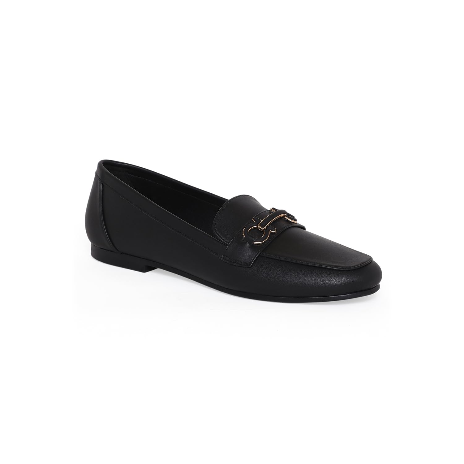 Nemy Classic Metal Bit Loafers – Black-image-11