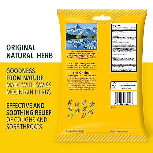 Ricola 7033P Original Herb Cough Drops, 45 Count, Cough Suppressant & Throat Relieving Drops thumb #1