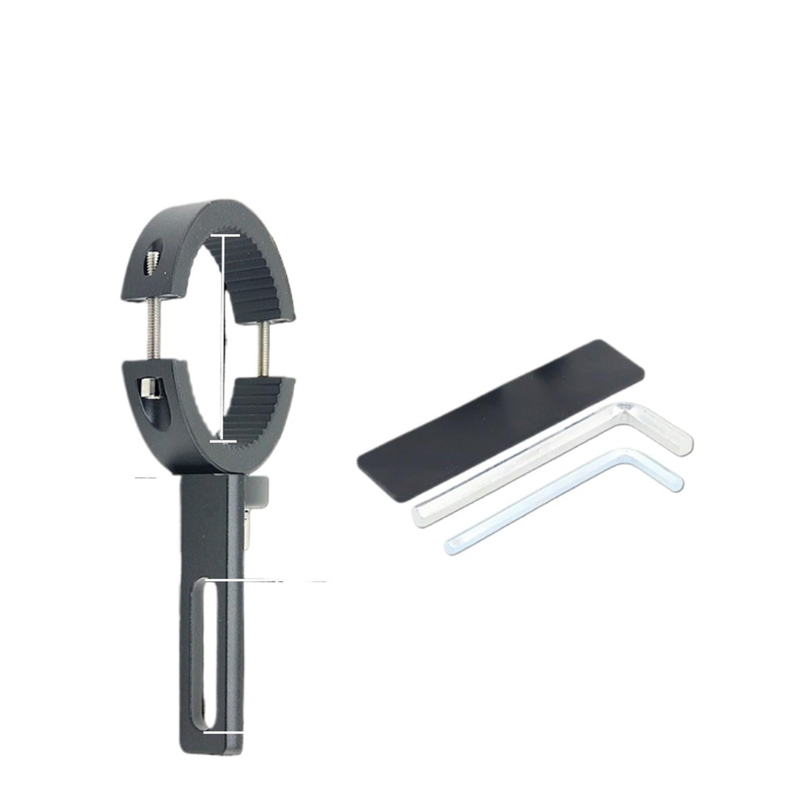 Aueeyhdo 1Pcs 20-38Mm Headlight Repair Kit Bracket Motorcycle Fog Bracket 20-38Mm/38-60Mm Auxiliary Motorcycle Headlight Support Stand Fixation Mounting Bracket(1Pcs 20-38Mm)