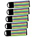 BUTIFULSIC 15 Sets Reading Highlighter Strips Dry Erase Markers Chisel Tip Highlighter Stickers for Notebook Tabs Stick Note Tabs