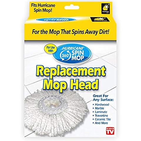 Hurricane BulbHead Spin Mop Ersatz-Moppkopf, Blau Cover