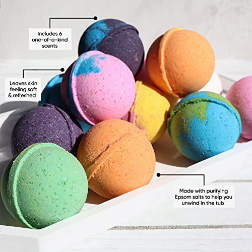 Sky Organics Bath Bomb Gift Set for Body to Soak, Nourish & Relax, 6 ct. - Thumbnail 2