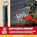 Garden Weasel Rotary Cultivator & Hand Tiller - 2-in-1 | Aerate, Weed, Cultivate, Plant, Reseed | Lawn Reseeding Garden Tool, Garden Soil Loosener | 91206