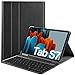 Produktbild IVSO Samsung Galaxy Tab S7 Tastatur Hülle, [QWERTZ Deutsches], Schutzhülle mit magnetisch abnehmbar Wireless Tastatur für Samsung Galaxy Tab S7 (SM-T870/875) 11 Zoll 2020, Schwarz