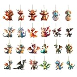 Calendario de Adviento con diseño de dinosaurio, plano para árbol de Navidad, colgante de árbol de Navidad, decoración de árbol de Navidad, relleno de regalo para calcetín de Navidad, fiesta, obsequio