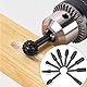 10 Stück Holzfräser Holzraspel Set für Bohrmaschine Fräsbohrer Raspel Holz Fräser Kugelfräser Holzfräser für Akkuschrauber Bohrer Fräser Holz Schaft Werkzeuge Zylinderfräser Zapfenfräser Konusfräser