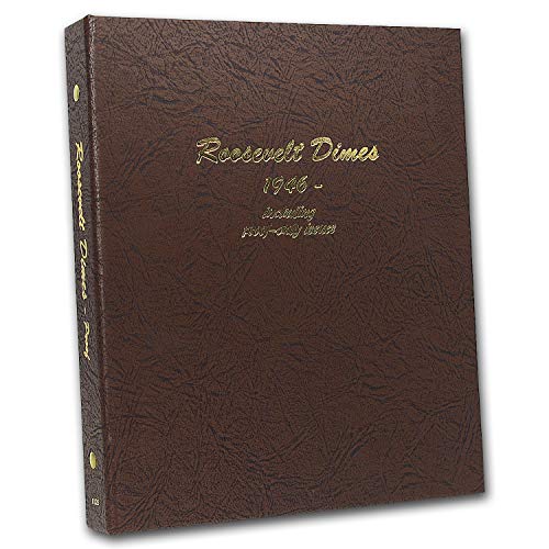 Dansco US Roosevelt Dime Coin Album 1946 – 2023 with Proof...