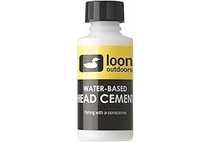 Loon Outdoors Water Based Fly Tying Head Cement For Fly Fishing
