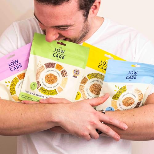 Image of The Low Carb Co High Protein Seed Crackers, Variety Pack, 4-Pack