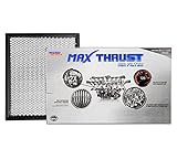 Spearhead MAX THRUST Performance Engine Air Filter For Low & High Mileage Vehicles - Increases Power & Improves Acceleration (MT-755)