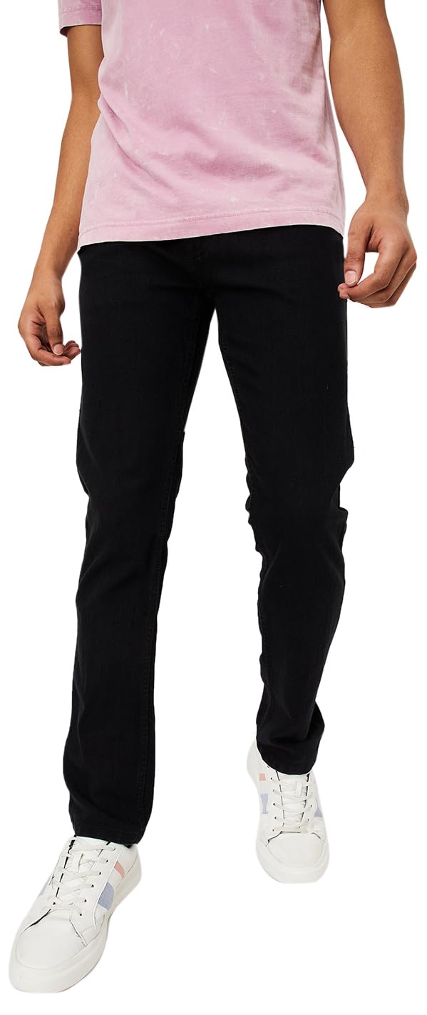 max Men's Regular Solid Acrylic Blend Jeans-picture-29