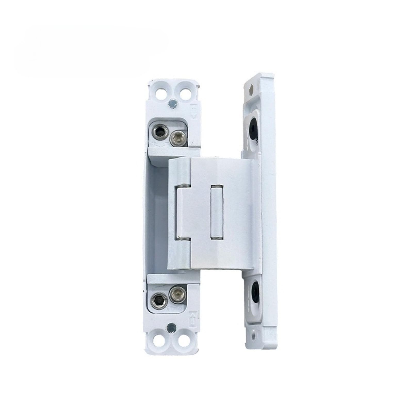 Foelanne White Zinc Alloy 2D Adjustable Hidden Door Hinges