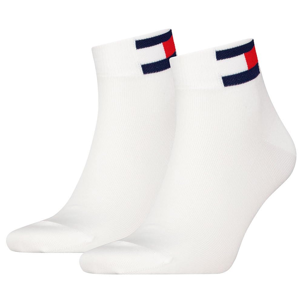 Unisex Quarter Socks, White, 6-8 UK
